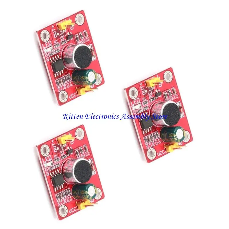 96GD Tall Sensitivity Vocal Control Time Delay Change Component Transducer For DIY Projects 3 9V 1.5A