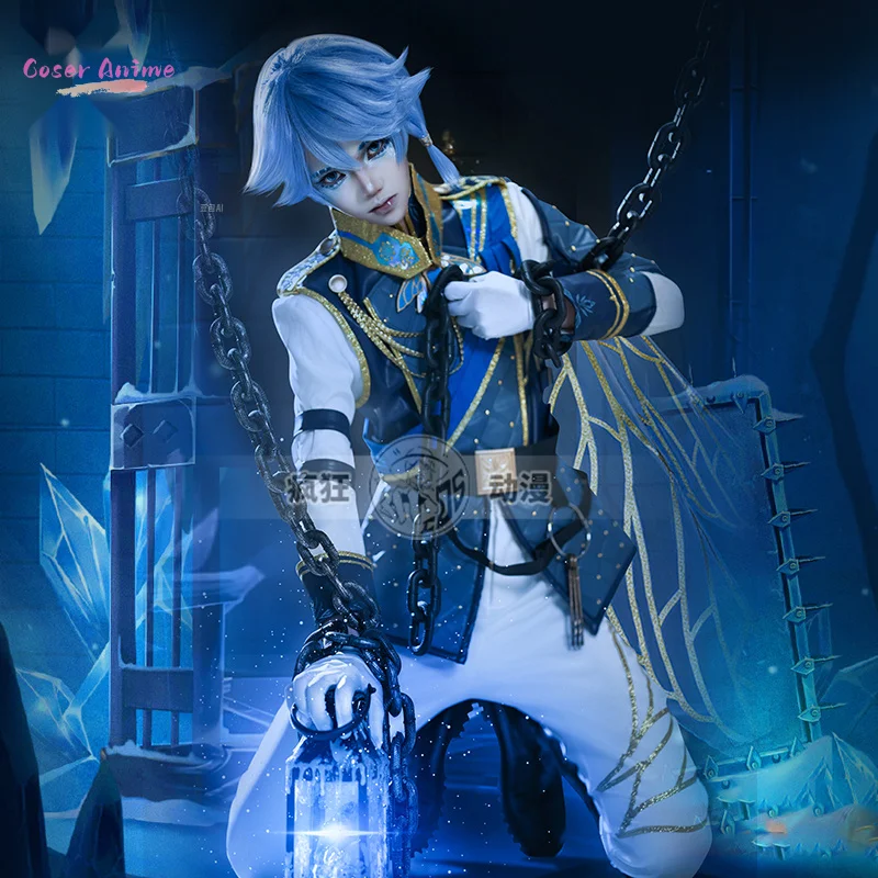 【Coser】أزياء لوكا بالسا التأثيرية لعبة الهوية على شكل حرف V زي حفلة الهالوين للنساء والرجال دعائم الكرنفال