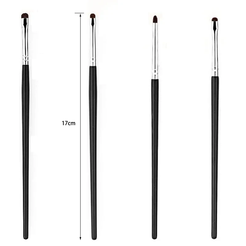 Small Angle Precise Detail Eyeshadow Brush Soft Horse Hair Eyelid Highlighter Lying Silkworm Makeup Brushes Eyes Make Up Tools