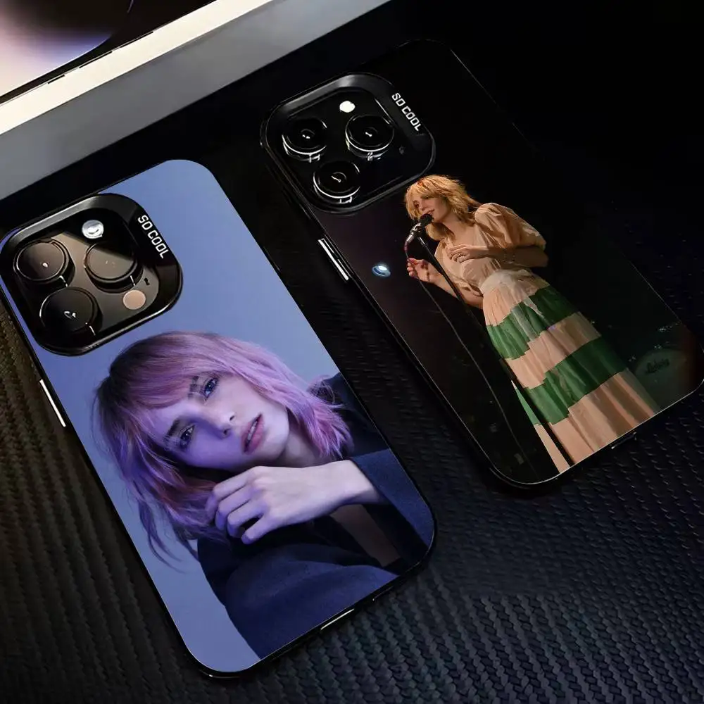 

Actor singer M-Maya H-Hawke Phone Case For iPhone 17,16,15,14,13,12,11 Plus,Pro Max,XS,Colored Silver Plated Inside Cover