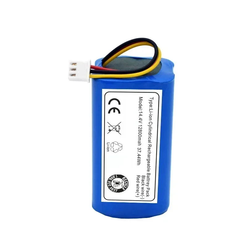 Piezas de filtro HEPA de Cepillo Lateral de batería de iones de litio de 14,4 v y 12800mAh, accesorios para aspiradora Proscenic 800T, 830P, 820P, 820T, 820S