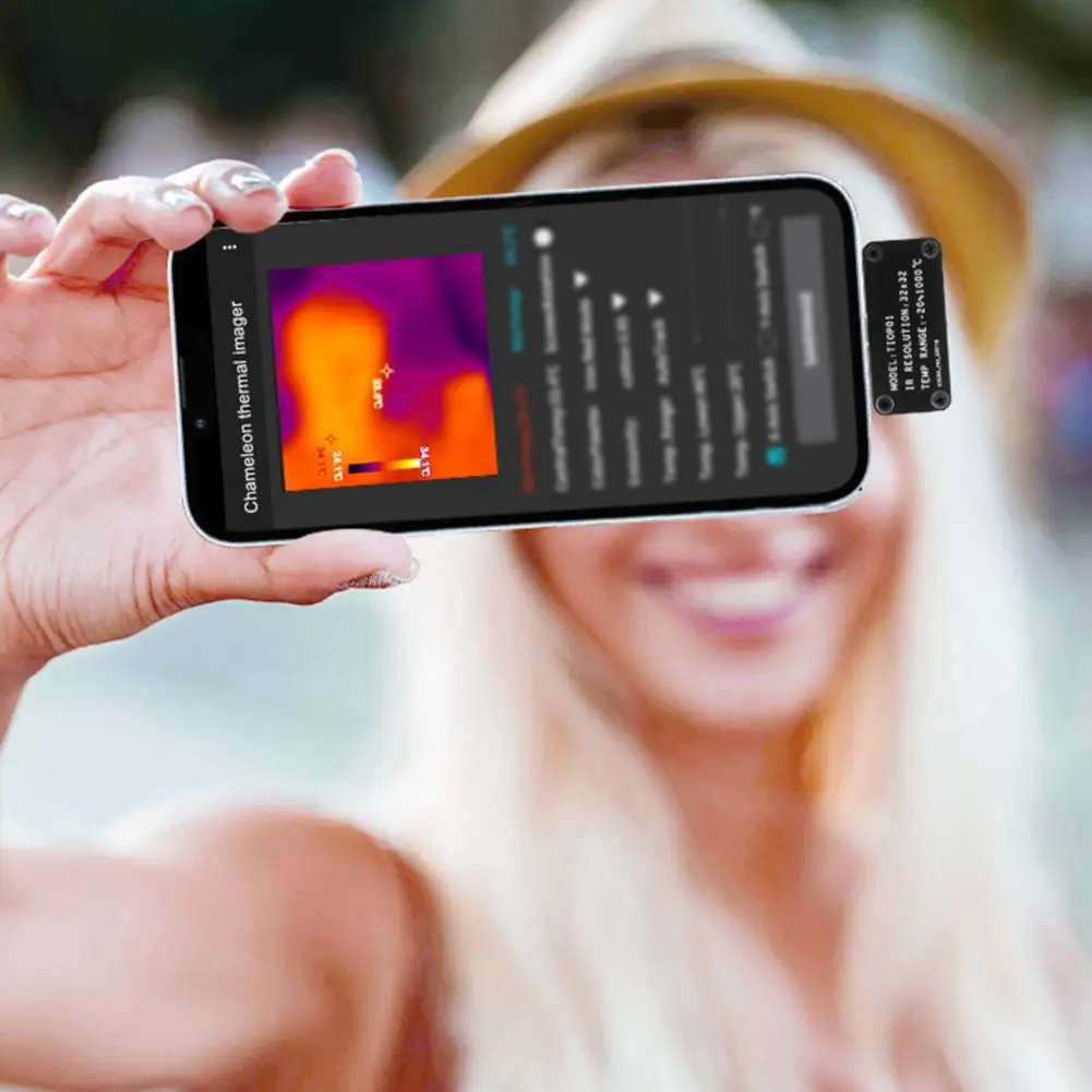 

High-tech Thermal Imaging Camera Mobile Phones Compact Portable Thermal Imaging Camera for Universal Mobile Phones for Home