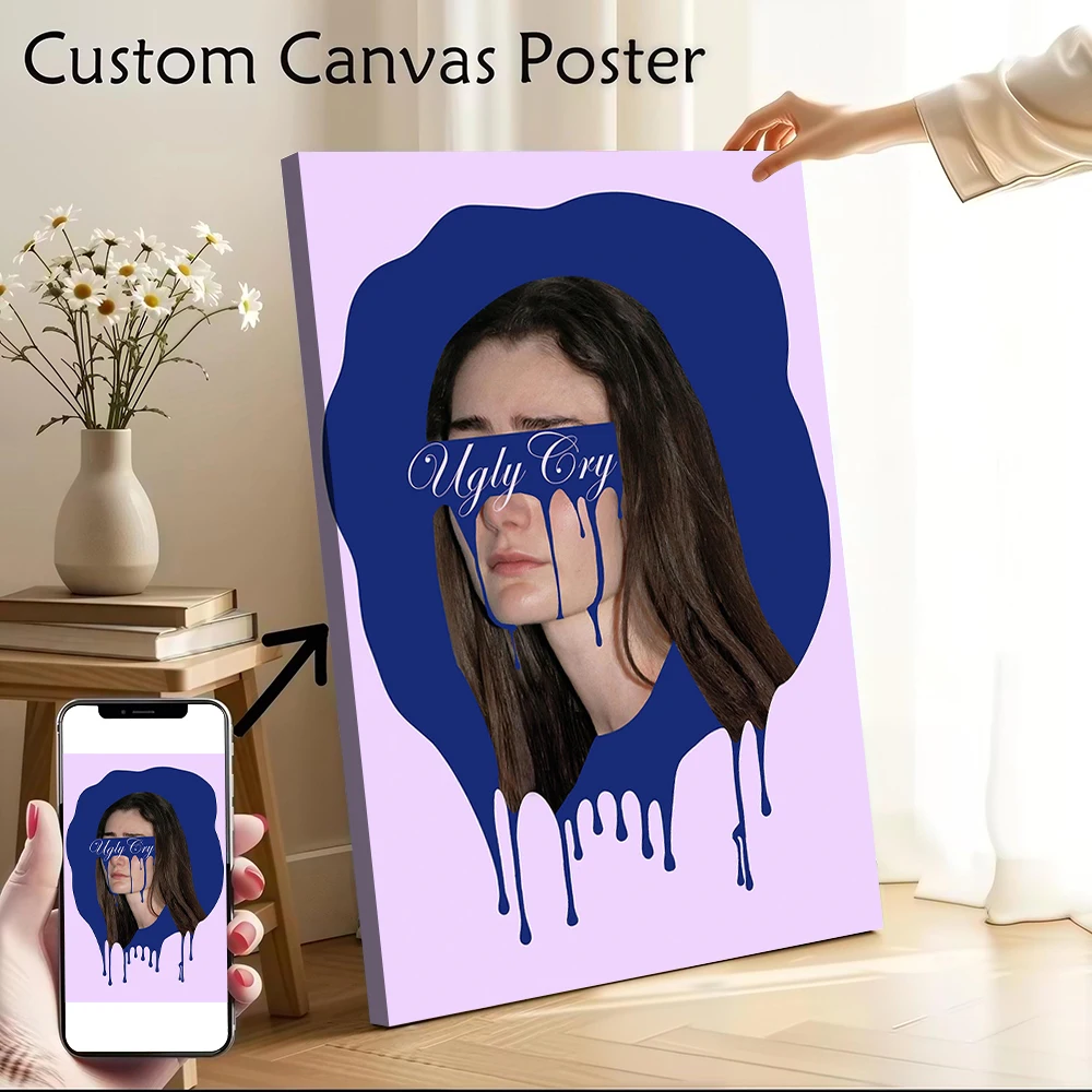 

Ugly Cry Movie Poster Customizable Printed Canvas Painting for Pictures Wall Art Modern Home Decoration Ornaments Vintage Decor