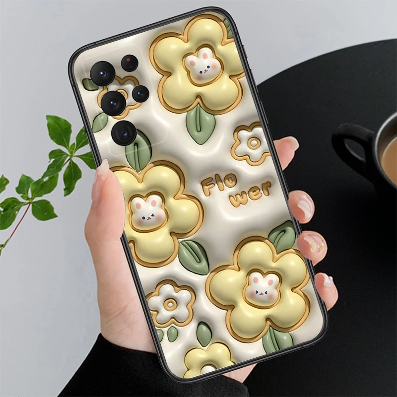 

Phone Case For Samsung A55 A16 A56 A36 A35 A15 A53 A54 A33 A34 A25 A05S A52 A52S A14 A26 A71 Cute Bear Panda Fruit Rabbit