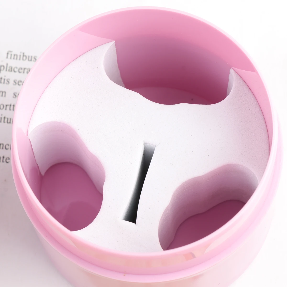 1 szt. Pudełko Pojemnik Organizer na Klej do Rzęs Przedłużanych Duża Pojemność Wytrzymały Materiał Długa Żywotność Przenośny