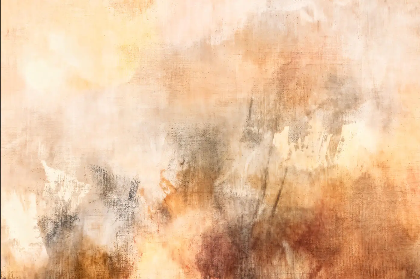 Custom Murals with Abstract and Blurry Brushstrokes and Textured Surfaces Give a Melancholic and Atmospheric Cement Wallpaper