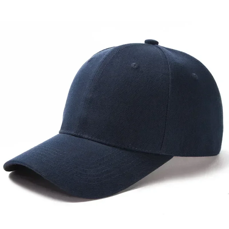 Casquette de baseball unisexe solide à 6 panneaux, chapeau d\'été pour hommes et femmes, bord incurvé, réglable, rouge, blanc, violet, gris, noir, 03