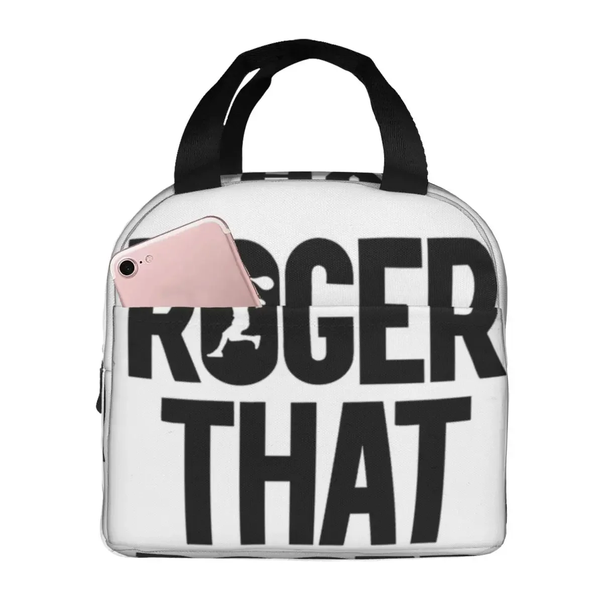 

Roger Federer Lunch Bags Insulated Bento Box Waterproof Lunch Tote Leakproof Picnic Bags Cooler Thermal Bag for Woman Girl