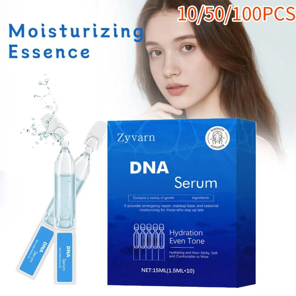 10/50/100 قطعة العناية بالبشرة الجافة يخترق بسرعة جوهر ترطيب غير كوميدوجينيا ينعم الملمس صحي توهج مصل الوجه الرعاية #1