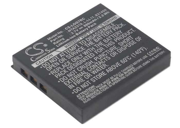 Batterie de remplacement CS pour souris laser sans fil Logitech G7, M-RBQ124, MX Air 190310-1000, 190310-1001, 831409, 831410