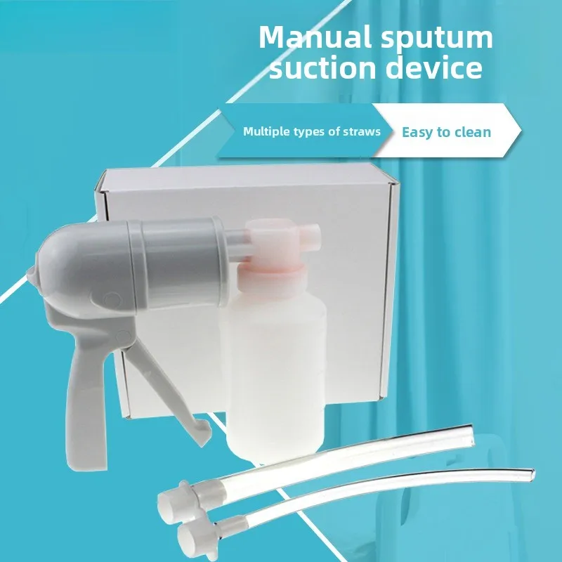 Manual Sputum Suction Pump – Portable Phlegm Aspirator for Home Emergency & Elderly Care, One-Hand Operation, No Power Needed