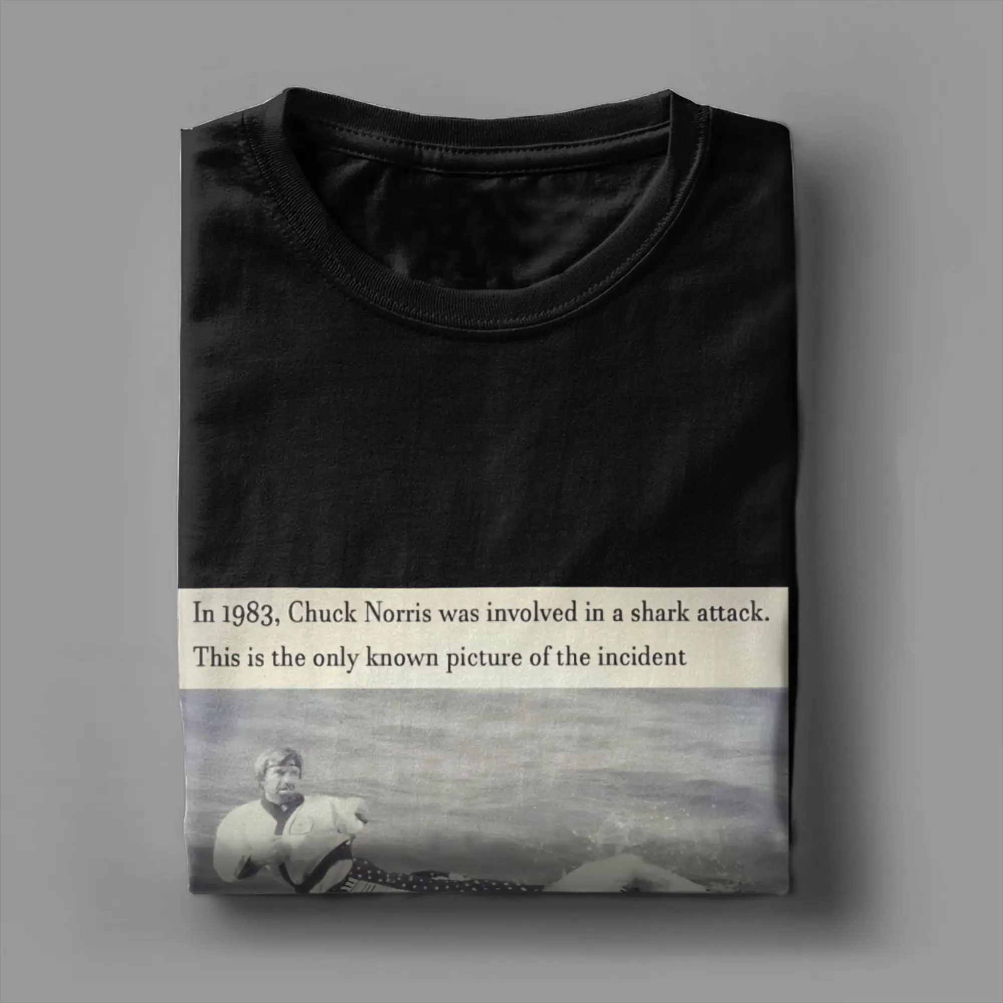 Chuck Norris Cotton T Shirt For Adult Summer  Y2K Funny T-Shirts O-Neck Leisure Tee Shirt Oversize Wholesale Tops