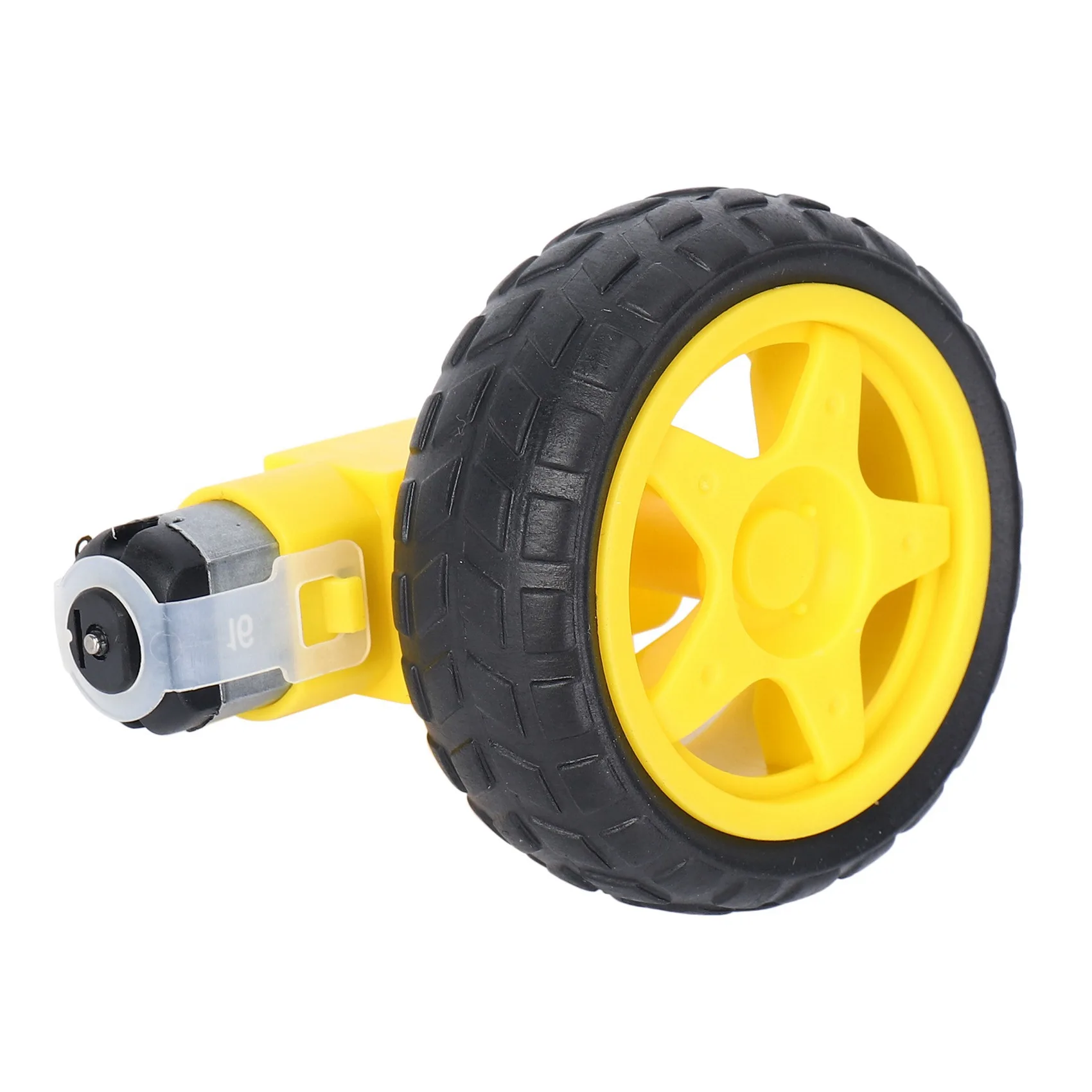 AFOURT-8 Stück für Arduino Smart Car Robot Kunststoffreifenrad mit DC 3-6V Getriebemotor – Detail 2
