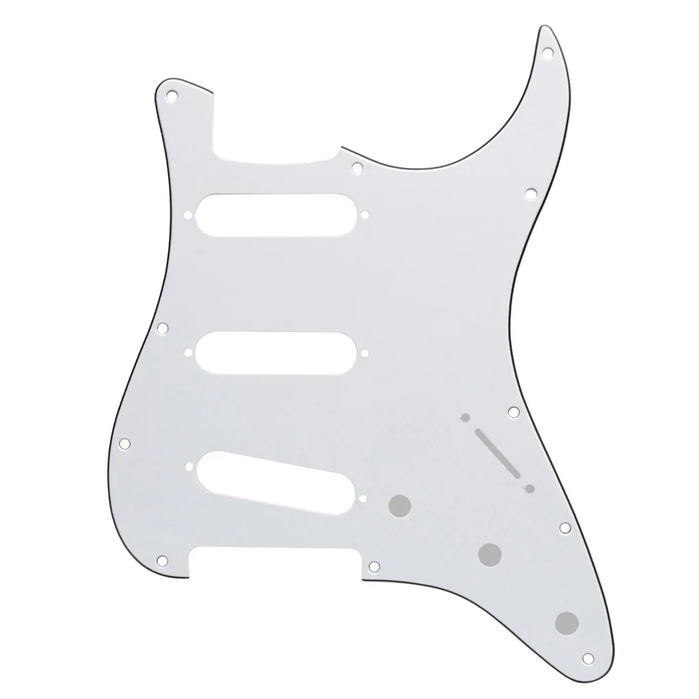 FLEOR SSS 11-Loch-Gitarren-Schlagbrett ST-Kratzplatte mit Schrauben für Gitarrenzubehör, 13 Farben zur Auswahl – Detail 25