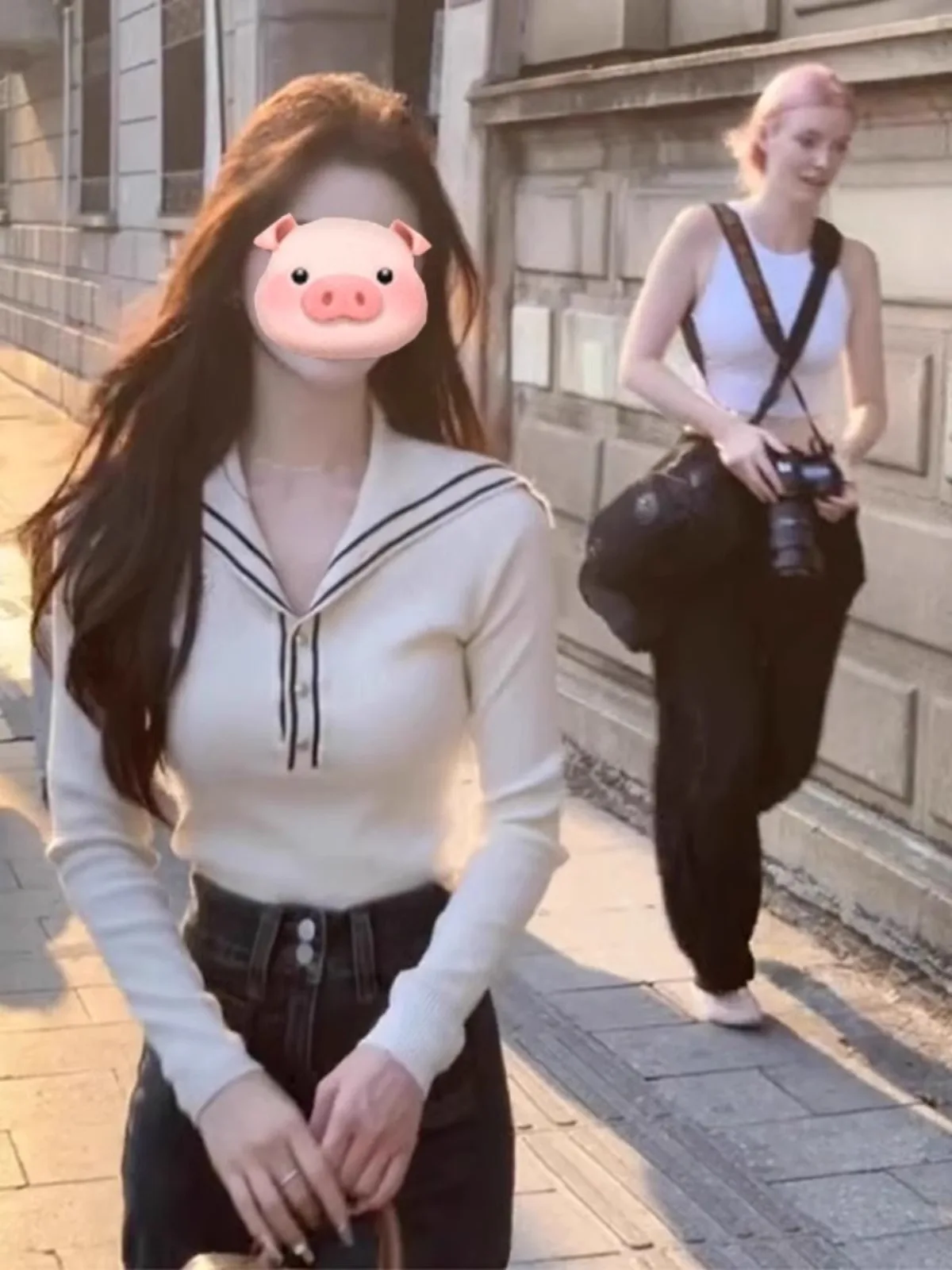 

Slim Fit Long Sve Navy Collar Knitted Sweater Women's ort Sle Base Layer irt Autumn Winter New Arrival Inner Wear