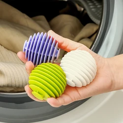 Bolas anti-enrolamento reutilizáveis para máquina de lavar, bolas mágicas de silicone para roupas domésticas, ferramentas de lavagem, removedor de pêlos, 6 peças