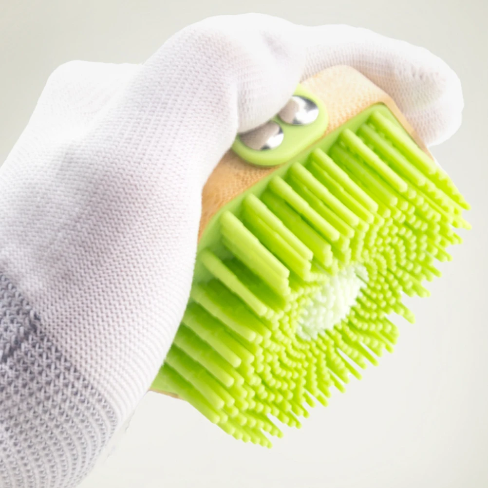 

Silicone Shower Scrubber Bath Brush Lightweight Compact for Daily Body Cleaning Bath Brush Silicone Body Scrubber