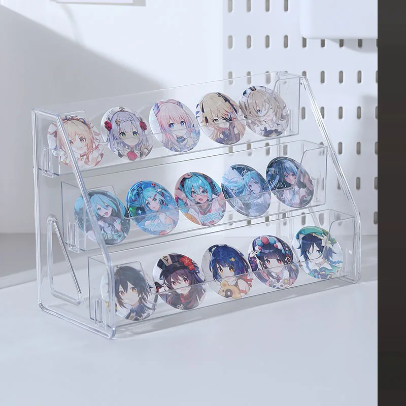 Acrylic Desktop Organizer Box Step-by-Step Display Stand Multi-layered Storage Rack for Cosmetics And Bar Tools