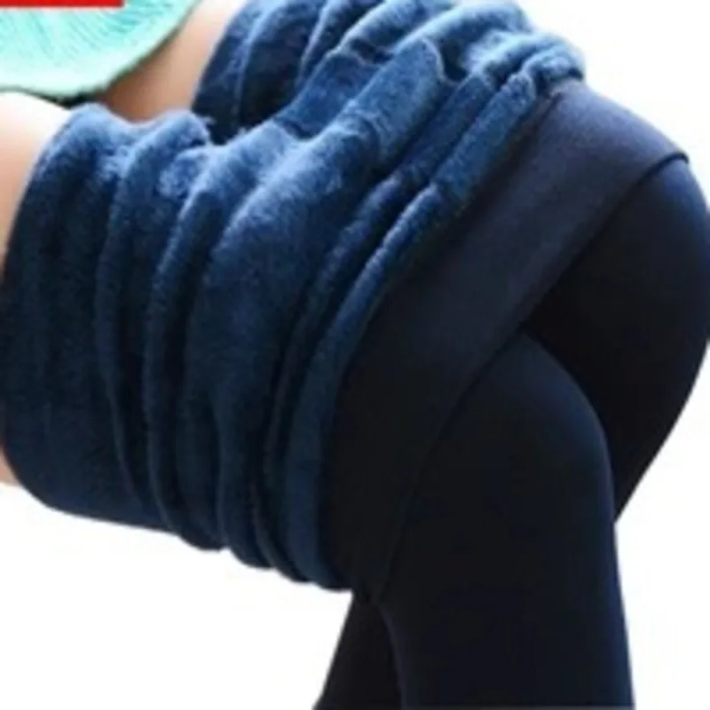 Inverno quente leggings magros mulheres magro engrossar calças de meia elástica sólida cintura alta feminino meia-calça náilon magro veludo leggings