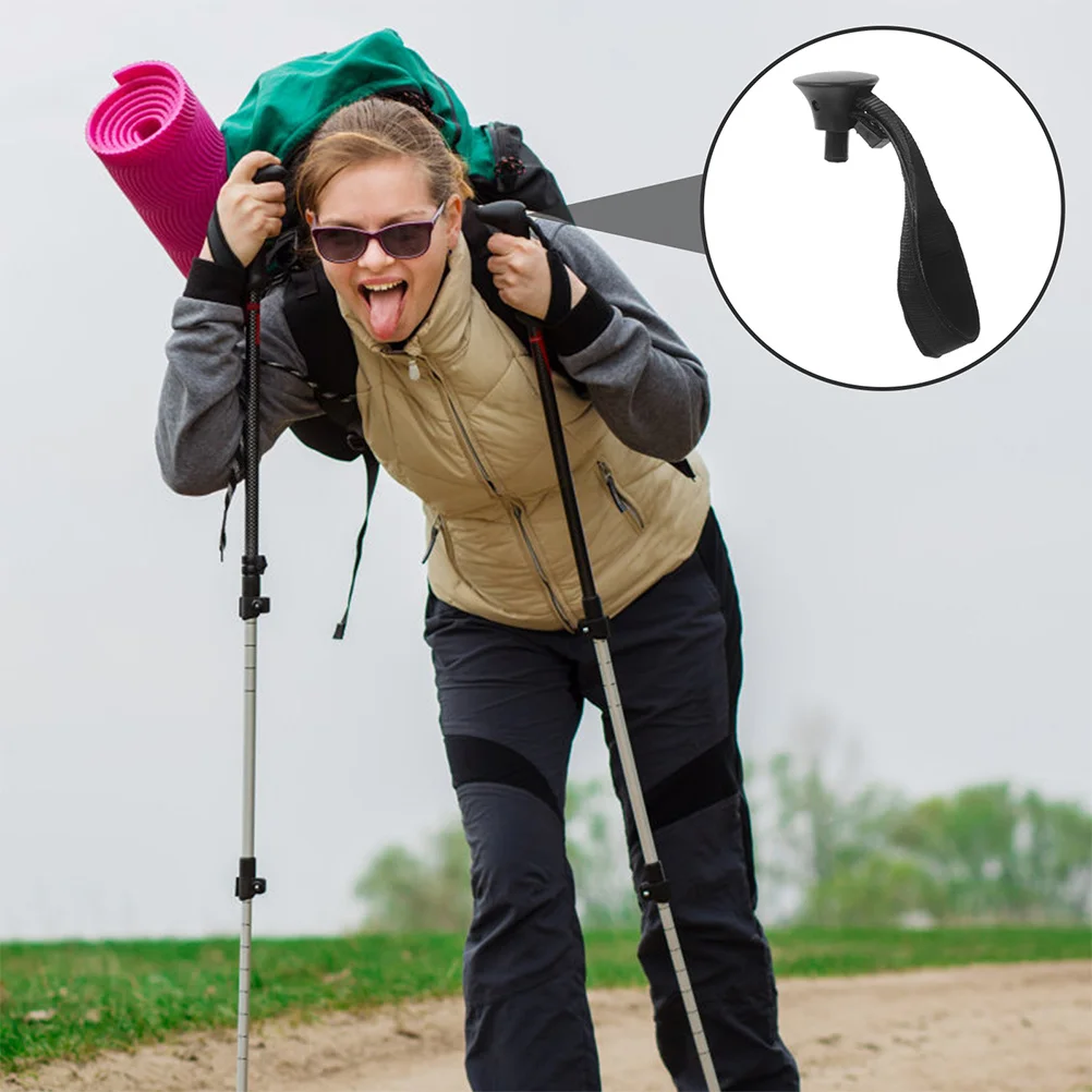 

2pcs Trekking Pole Wristband Adjustable Wrist Strap For Walking Stick Mountaineering Straps Outdoor Antislip Design Durable