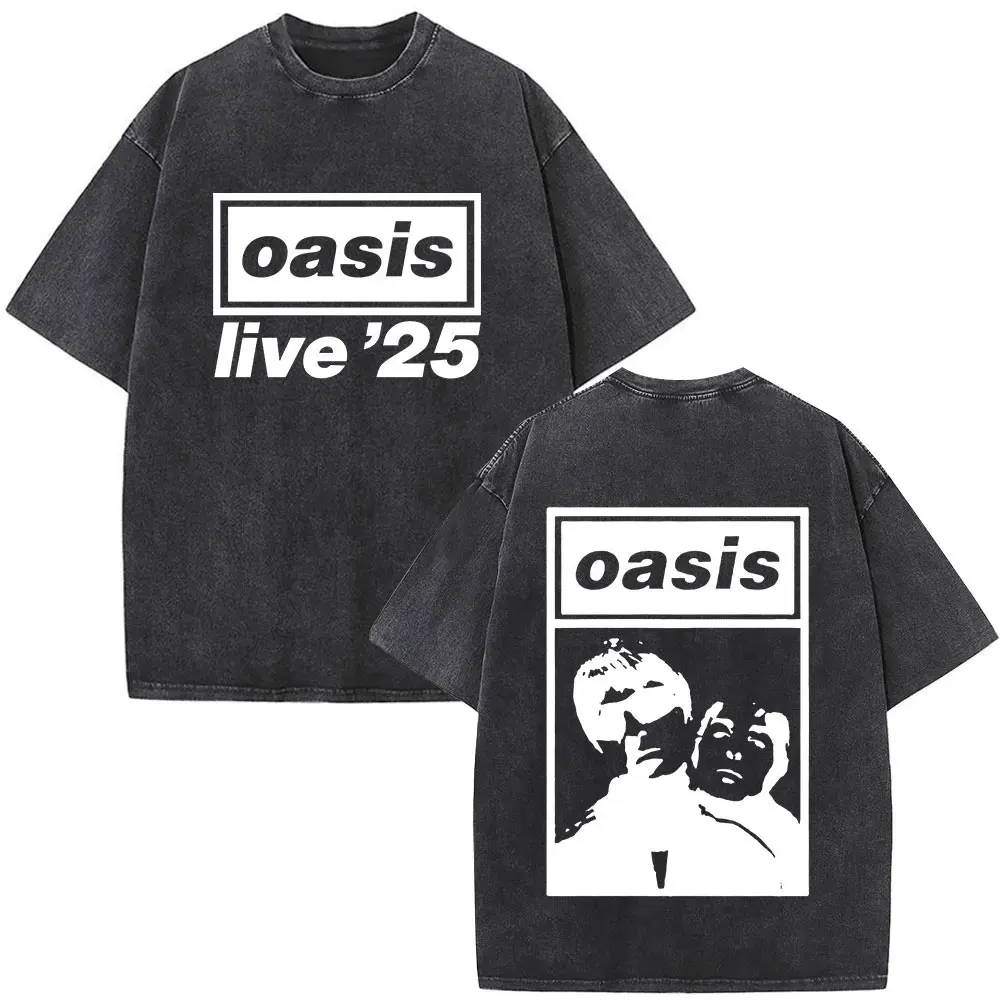 Rock Band O-Oasis Live 25 Tour Don't Look Back in Anger T Shirt