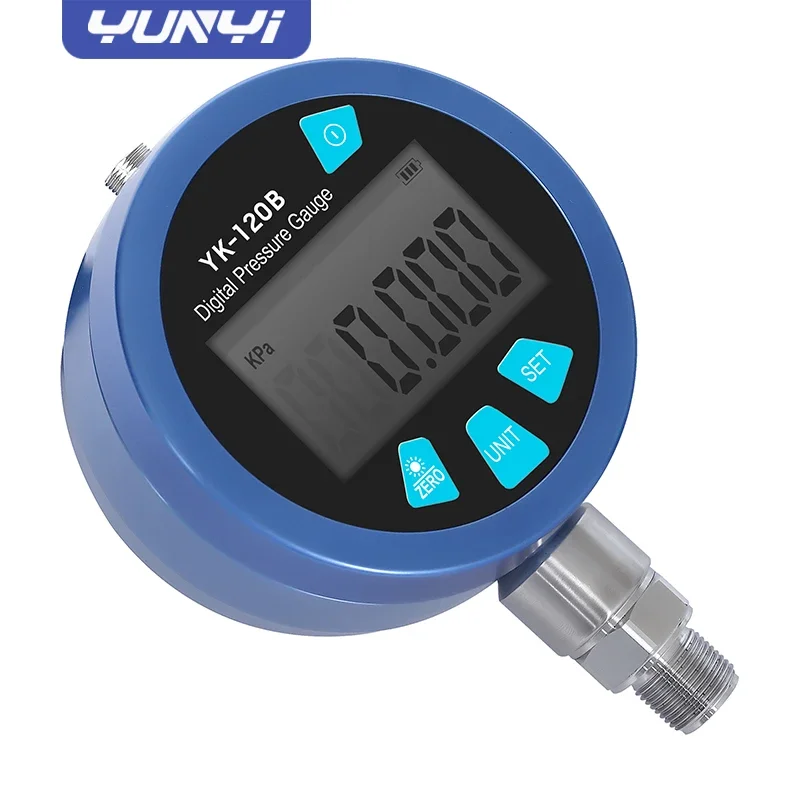 YUNYI Digital manometer with pressure resolution adjustment Digital pressure meter