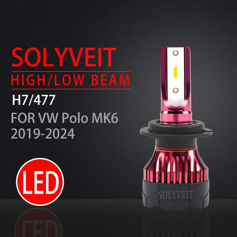 

Enhanced Safety Quiet Operation No Disturbing Sound H7 H7 LED HIGH LOW HEADLIGHT FOR VW Polo MK6 2019 2020 2021 2022 2023 2024