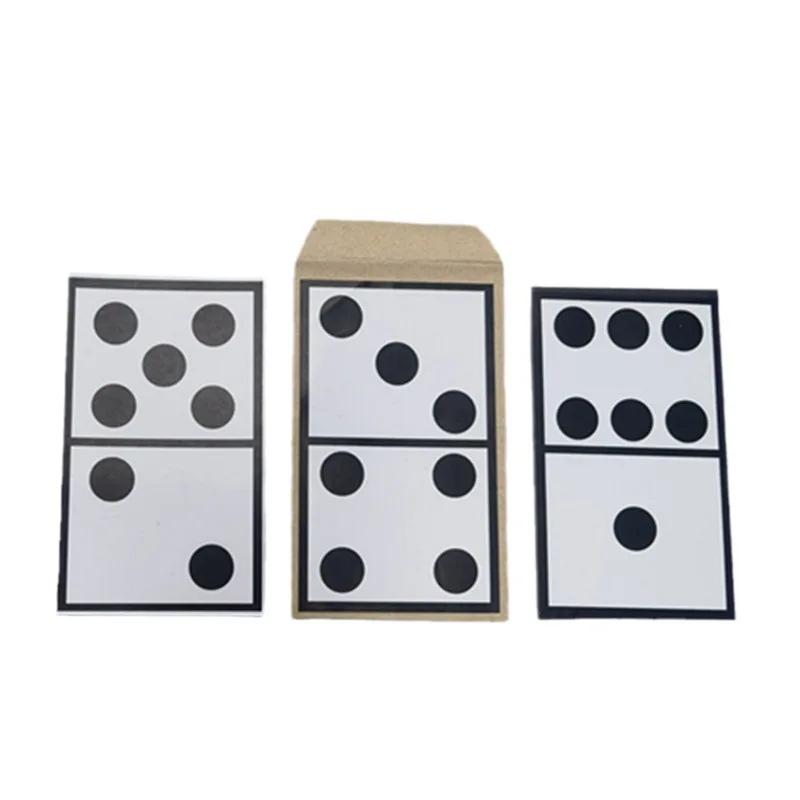 Domino Prediction Close up Magic Tricks Illusions Gimmicks Prediction Mentalism Magic Props Magician Classic Magia Toys Funny