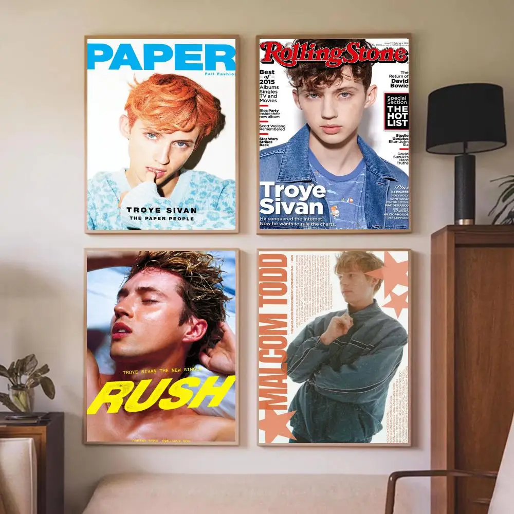 Singer T-Troye Sivan Poster Contemporary Wall Art  Print for Bedroom Living Room Home Decor Gift Artwork