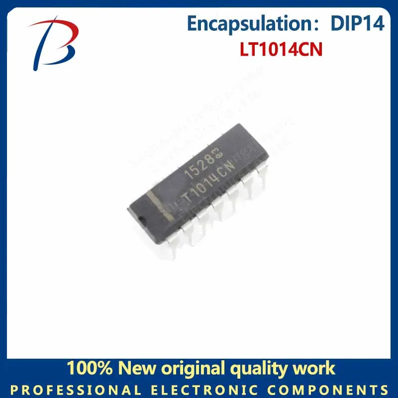 5PCS   LT1014CN in-line package DIP14 operational amplifier chip