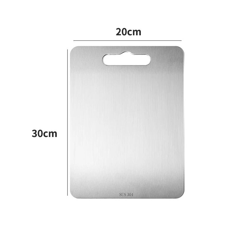 Thick Titanium Cutting Board for Home Kitchen Cooking Outdoor Camping Hiking Backpacking