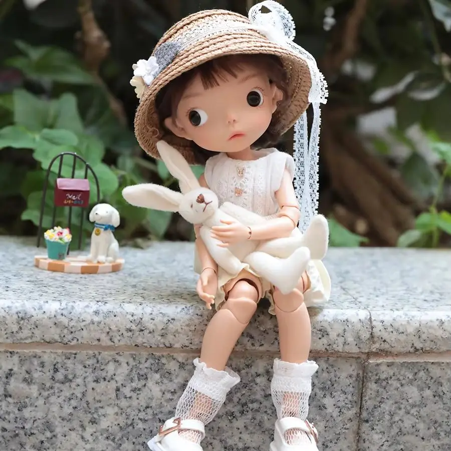 2025 New bjd doll fleshy 1/6 sd rourou joint humanoid toy female baby cute baby optional  set spot Free shipping