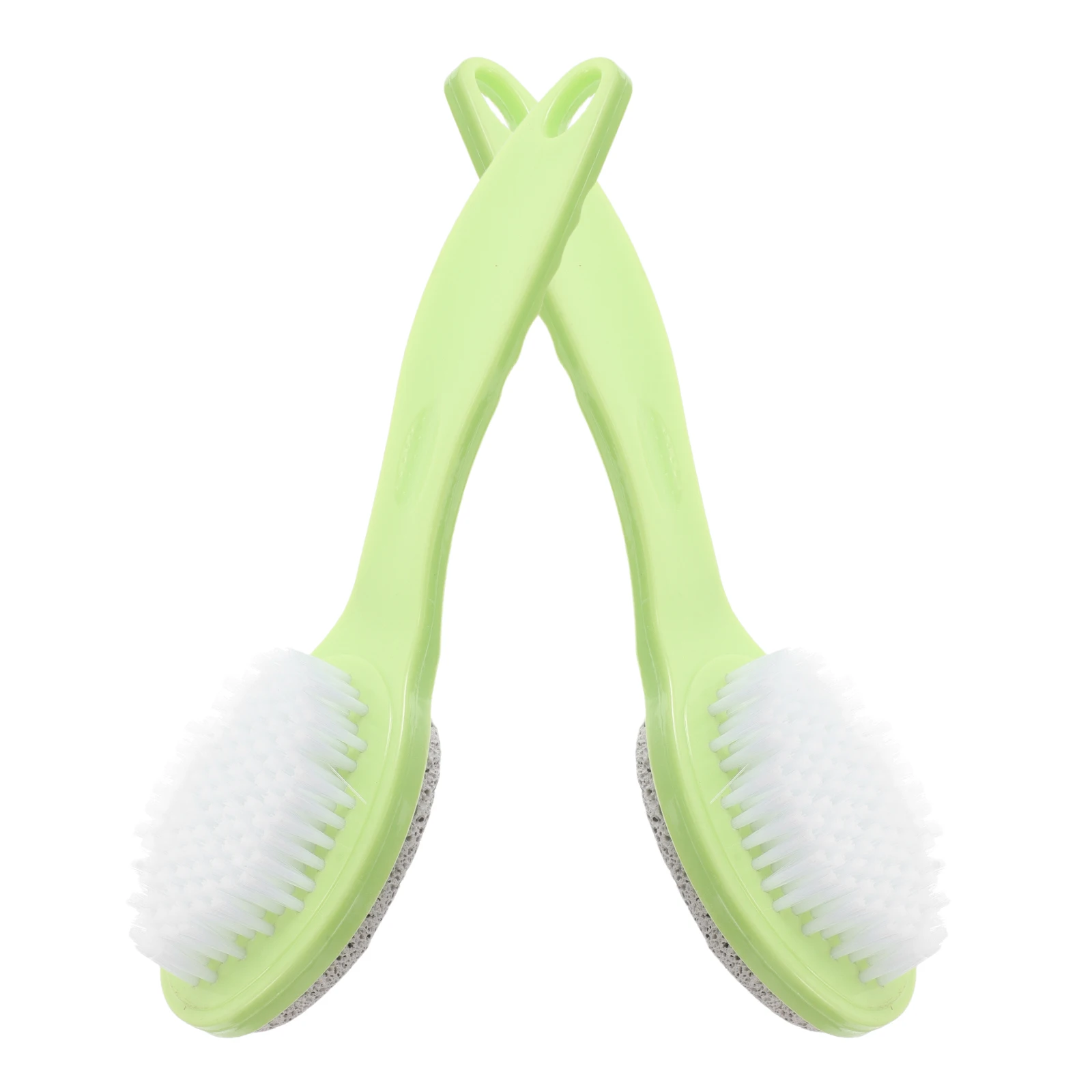 

2pcs Double-Sided Pumice Stone Foot Scrubber Exfoliator Dead Skin Remover For Feet Hard Skin Removal Tool Shower Foot Brush