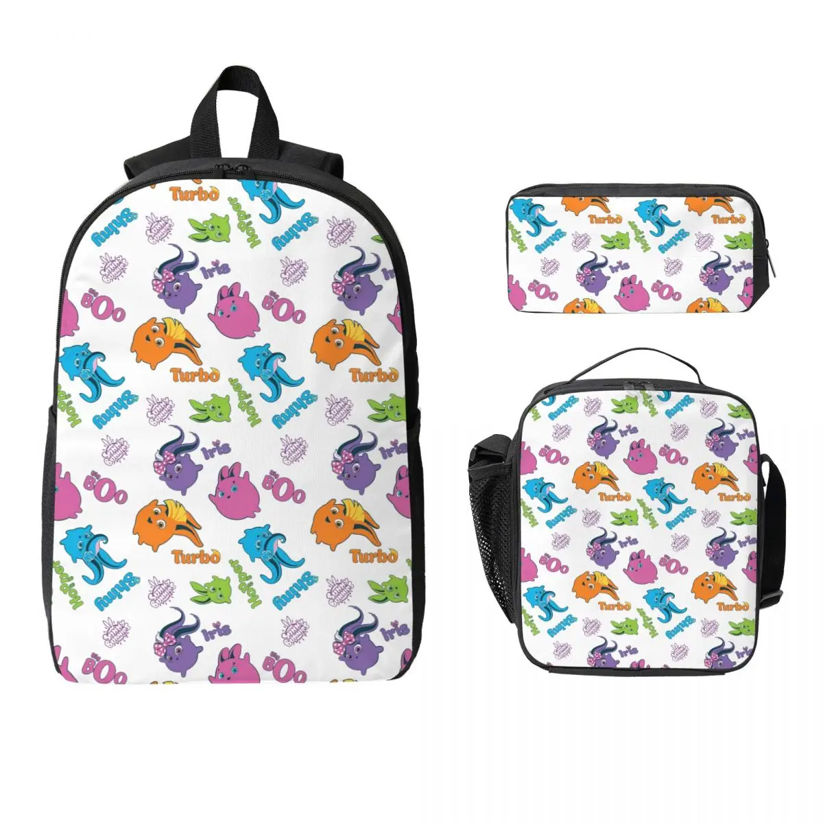 

Sunny Bunnies Pattern Backpack Student Boys Girls BookBag School Bag Computer Shoulder Bags 3ps Insulated Lunch Bag Pencil Case