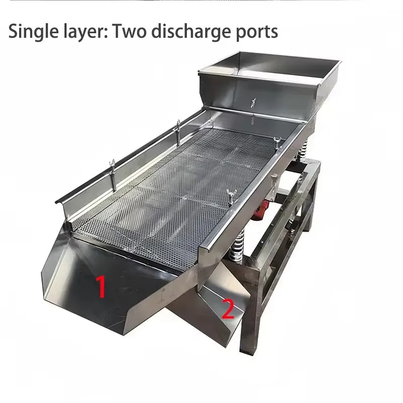 60 * 150cm Single/Double/three layer electric screening machine, linear screen, vibrating screen, stainless steel