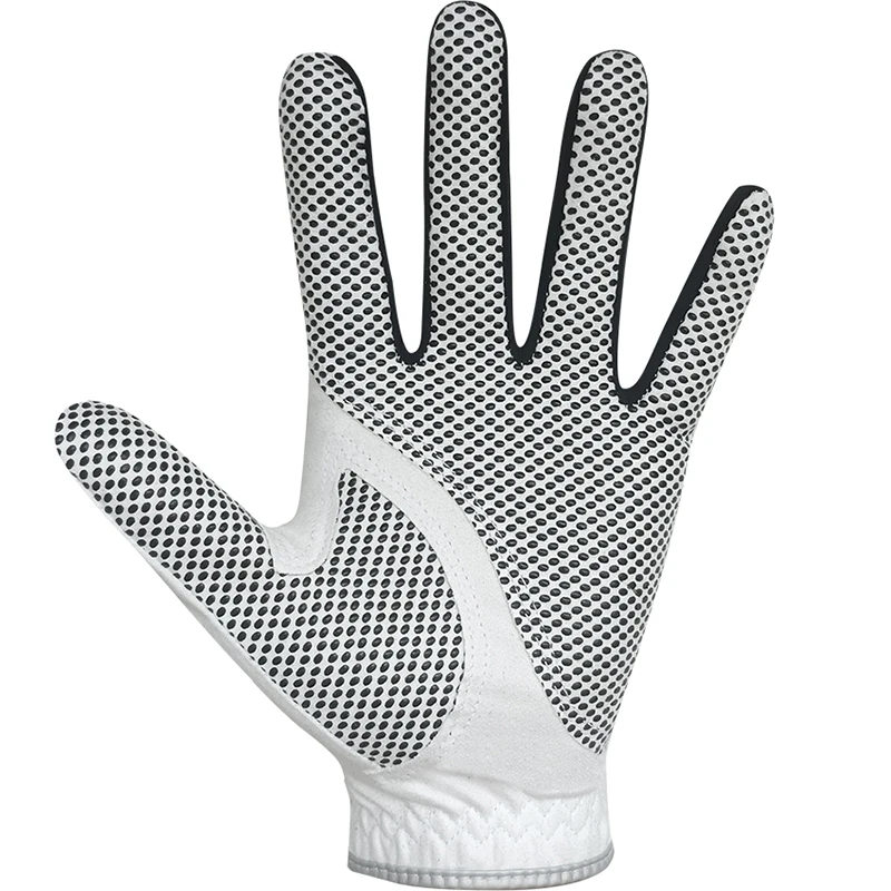 GVOVLVF Men\'s Golf Glove One Pc 2 Color Options Improved Grip System Cool Comfortable Blue White color left right hand NEW