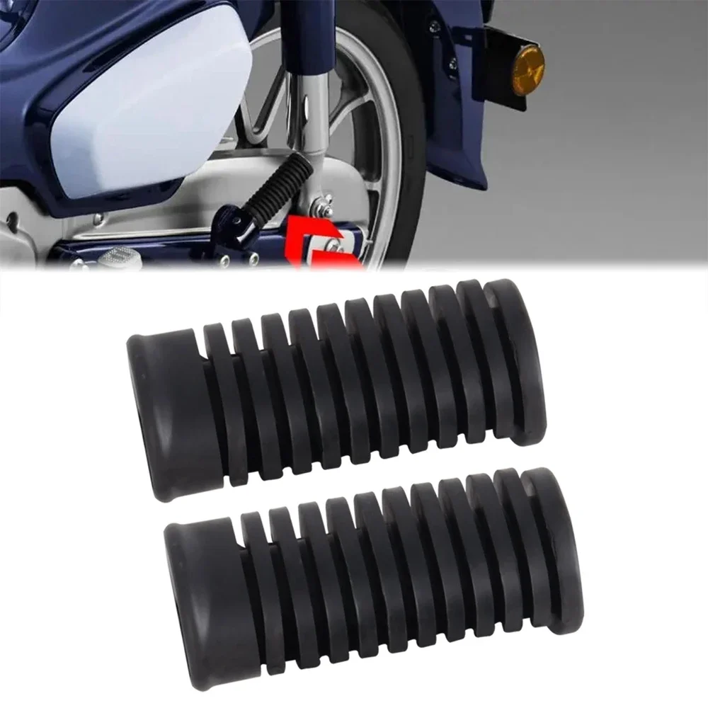 Couvercle de support avant noir، repos-pieds، كادر en caoutchouc، pédales pour Honda CG125 bt