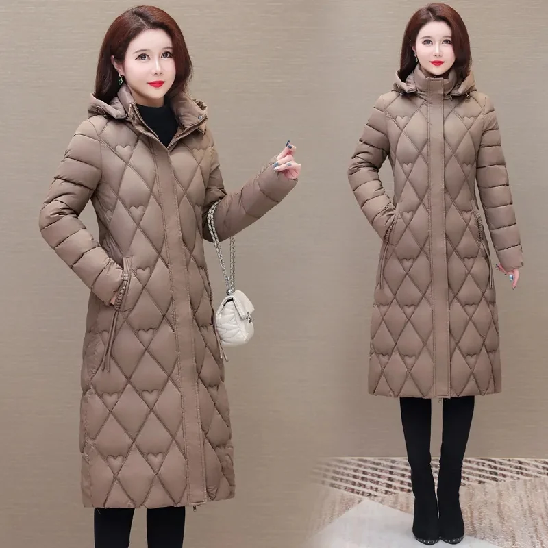 2025 novo inverno e outono feminino pato branco para baixo hoodies puffer jaquetas casacos quentes à prova de vento preto branco casacos