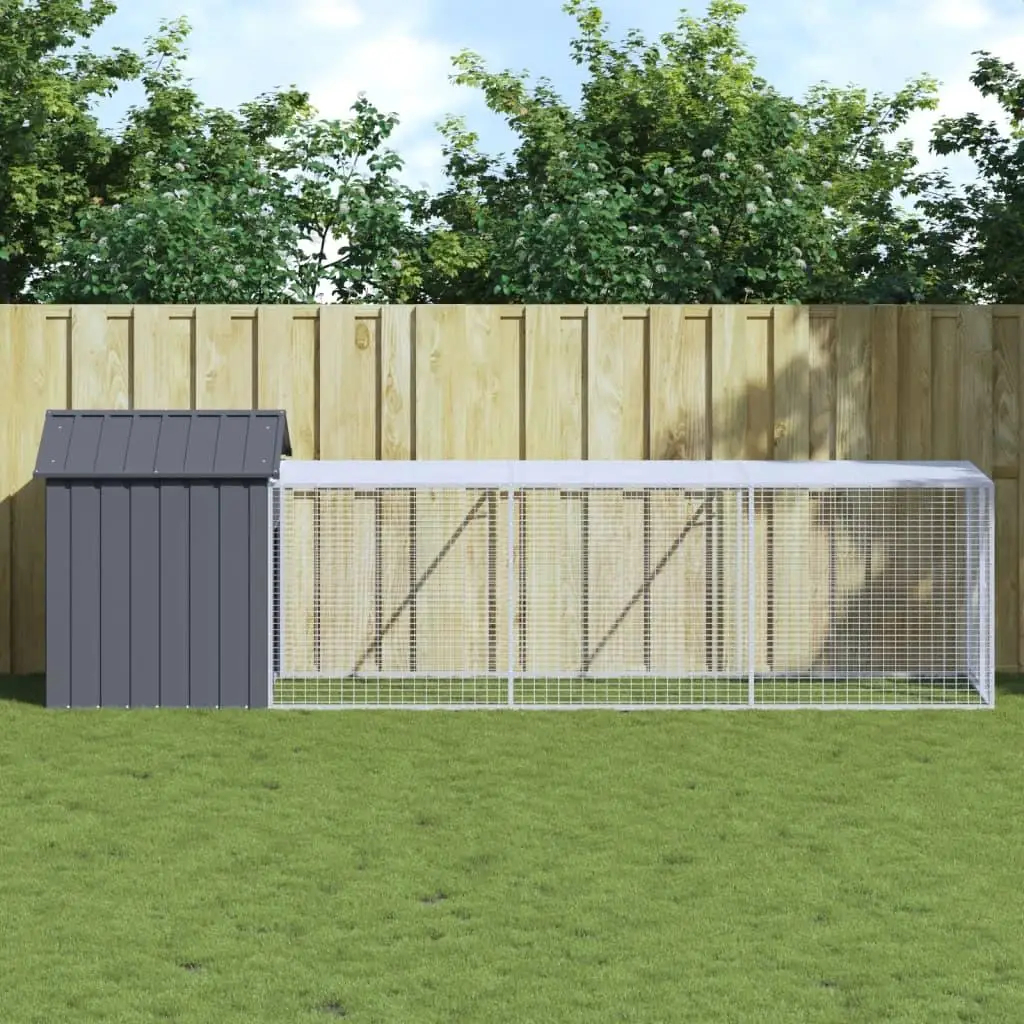 

Chicken Cage Anthracite Galvanized Steel Large Poultry Cage