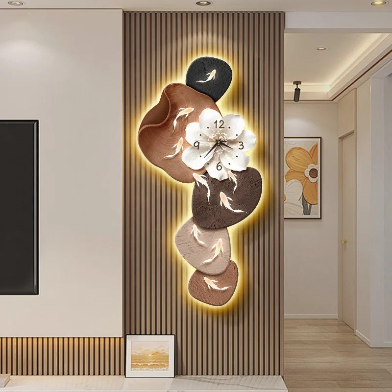 

Creative Art Mural Alarm Wall Watch Living Room Led Silent Modern Wall Clocks Vintage Aesthetic Relogio De Parede Home Design
