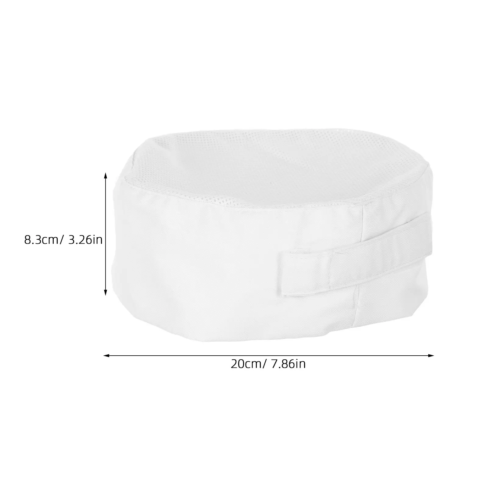 Ademende mesh-koksmuts, in maat verstelbaar, met haak- en lusriem, coole, comfortabele keukenhoed voor koks, bakkers, volwassenen, catering