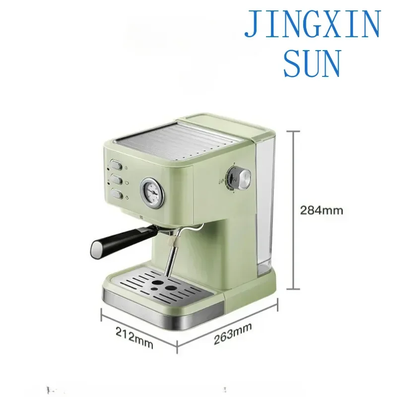 Home Espresso Machine for Beginners Semi-automatic Espresso Machine Small Extraction Coffee Machine Steam Milk Frother Latté