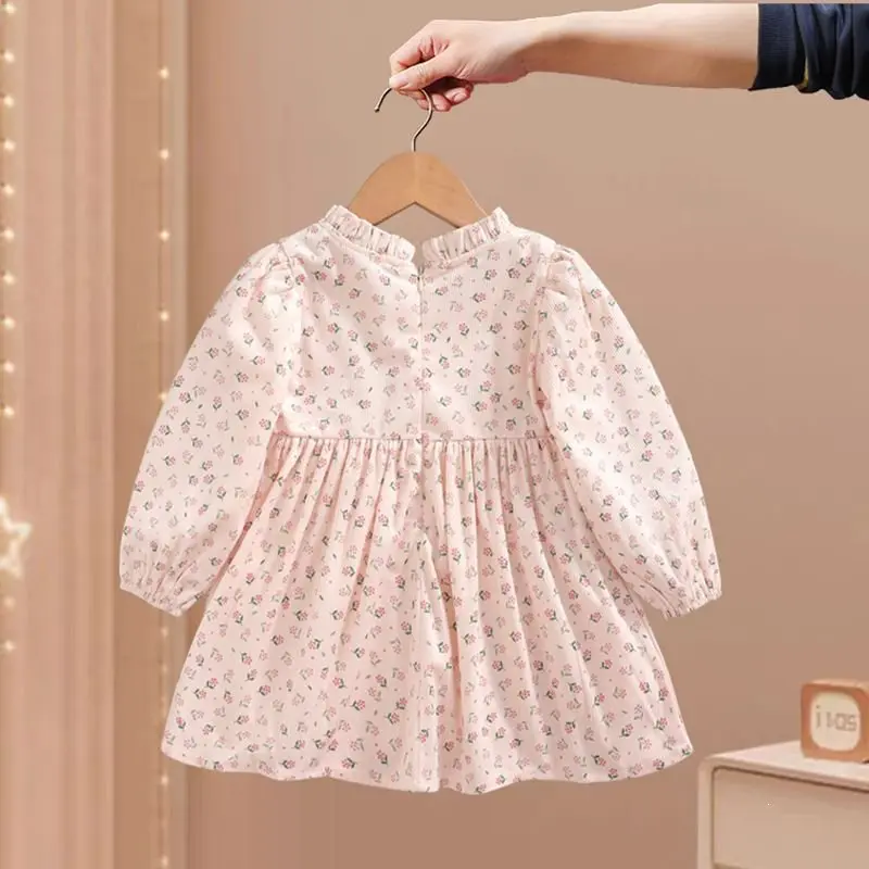 Girls' Spring and Autumn Clothing2026New trendy and fashionable children's online celebrity style dress set for girls