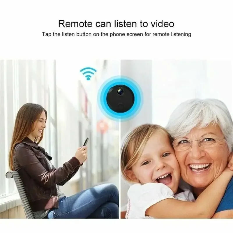 Mini HD 1080P Camera WiFi Wireless Video Surveillance Camera Night Vision Remote Smart Home Video Recorder Home Outdoor NEW