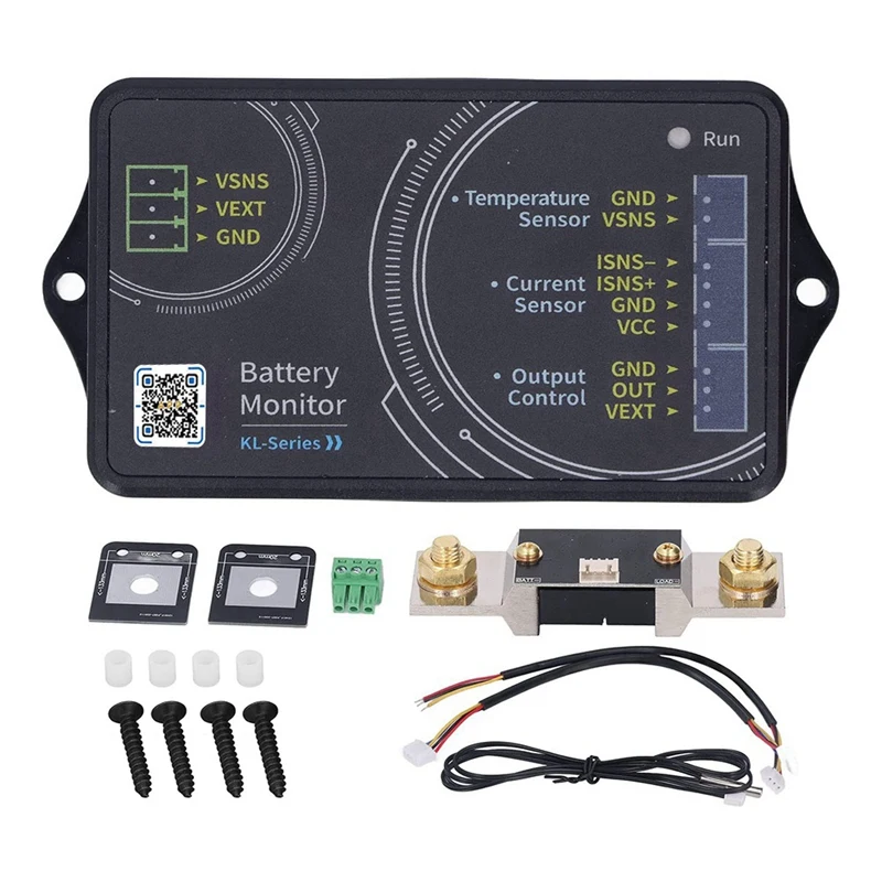 Voltage Current Coulometer Battery Monitor Bluetooth 0‑120V RV Accessories KL140F For Electricity Detection