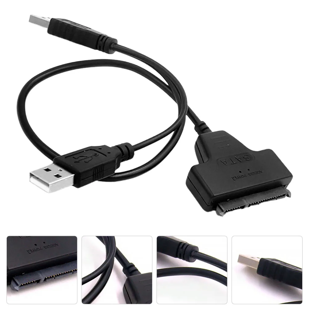 

5V 2.5Inch Hard To Usb Adapter Easy Drive Cable For Laptop Tablet No Driver Plug Play Solid Mechanism Hard Disk