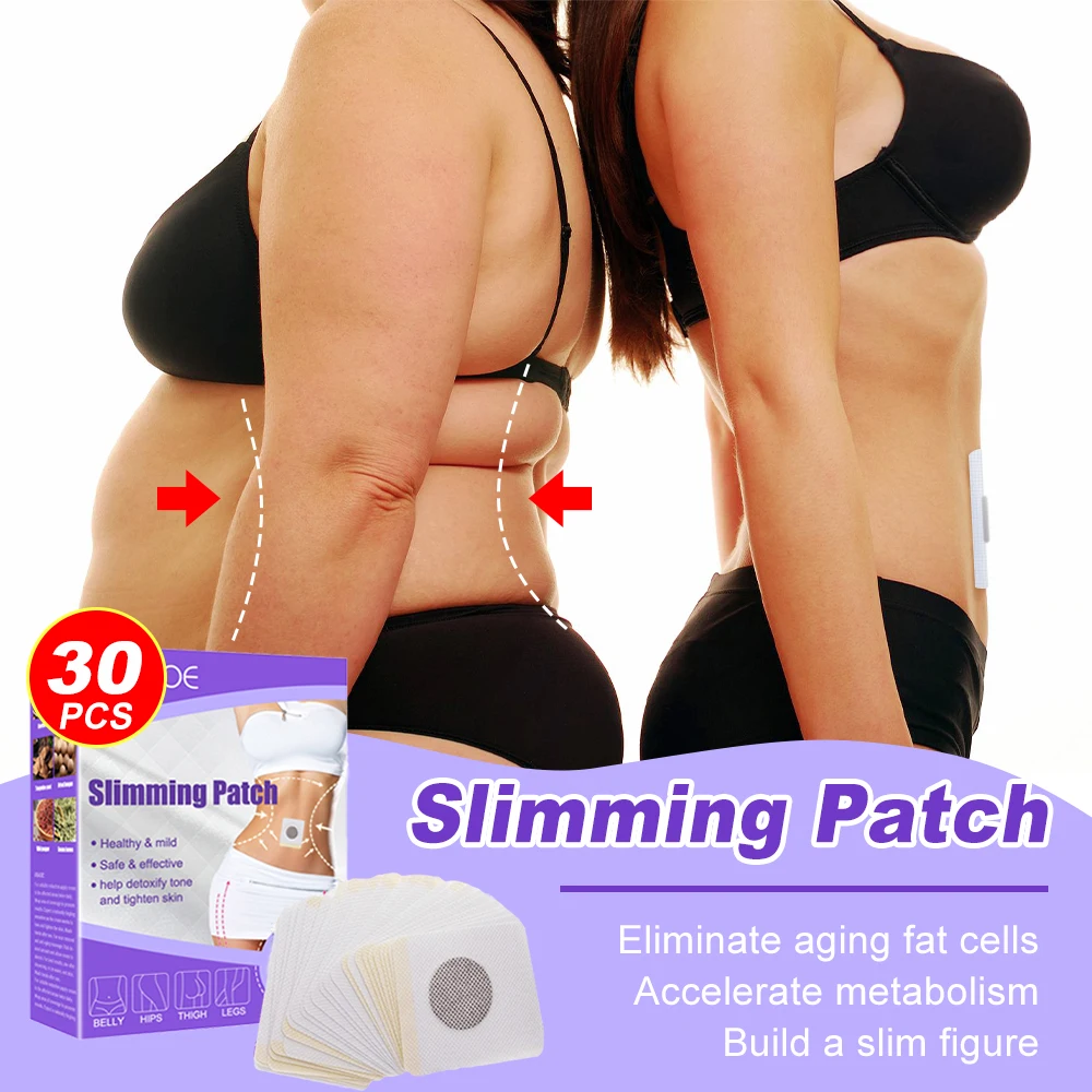 

30-210pcs Slimming Patches Body Sculpting Belly Stickers Fat Burning Stick Weight Loss Slimer Tool Wonder Quick Slim Navel Patch