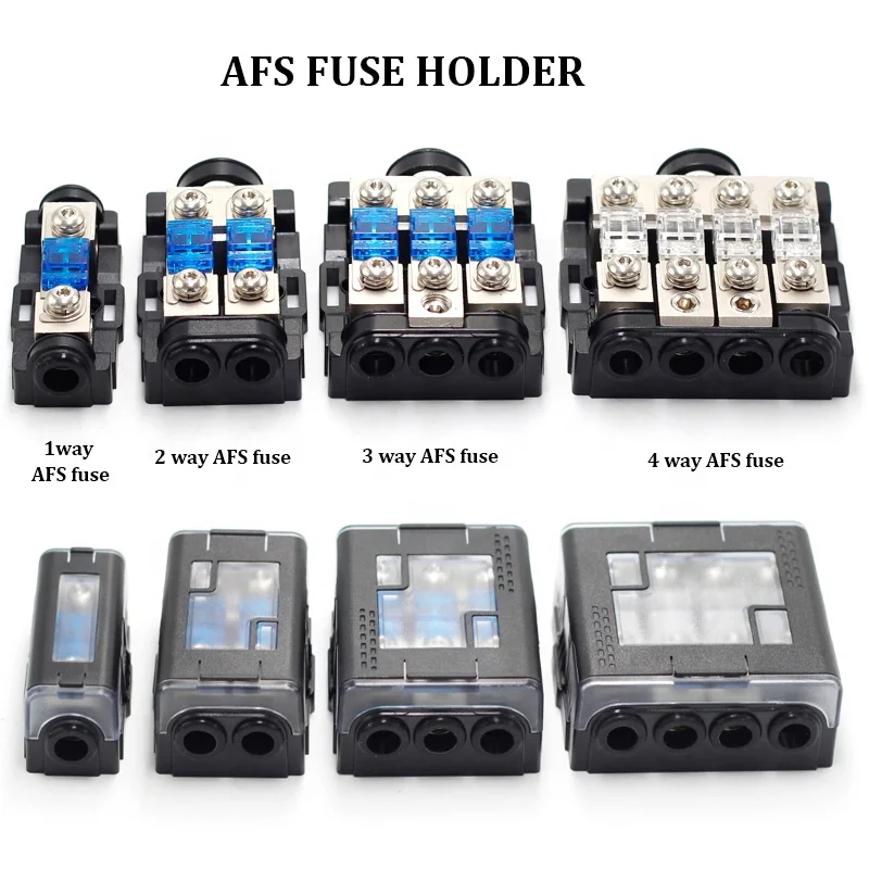 Custom automotive mini anl fuse holder waterproof 12V 24V DC car audio anl fuse holder box