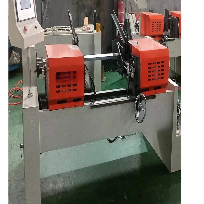 metal round rod milling machine, automatic feeding stainless steel  chamfering machine