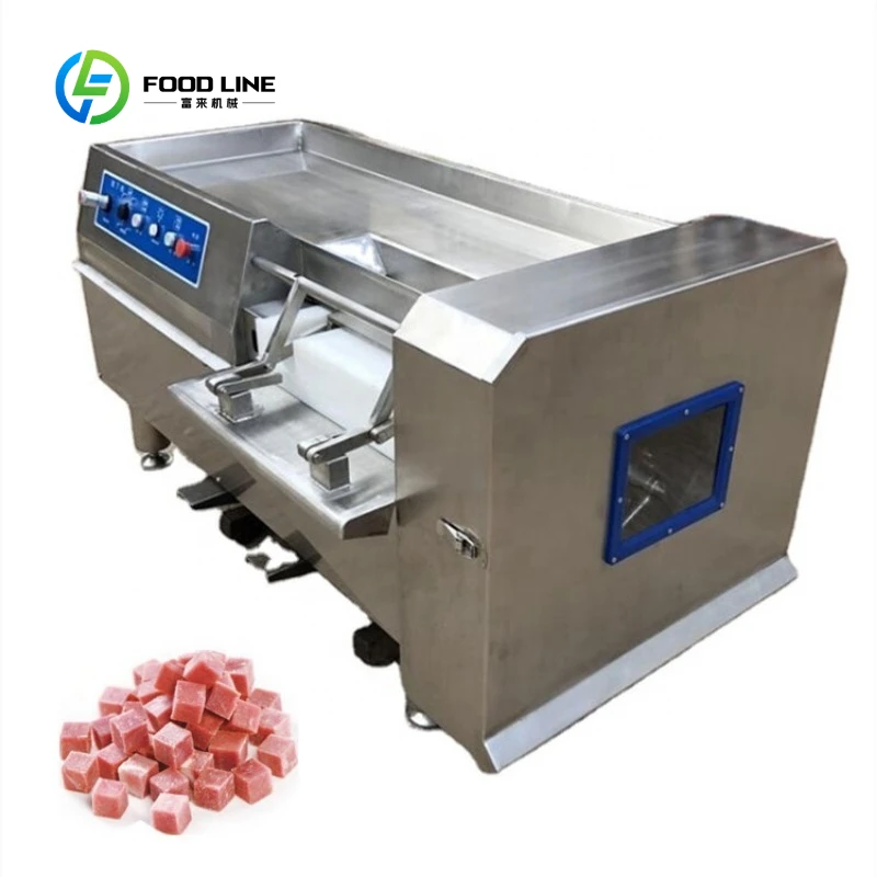 Industrial Bone Beef Dicing Machine Pork Skin Cutter